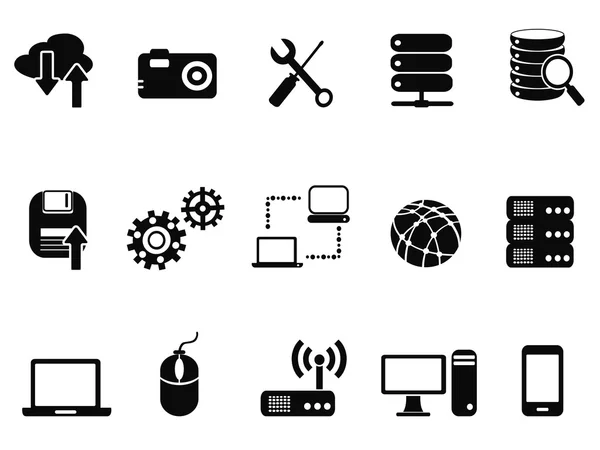 Teknoloji Icons set — Stok Vektör