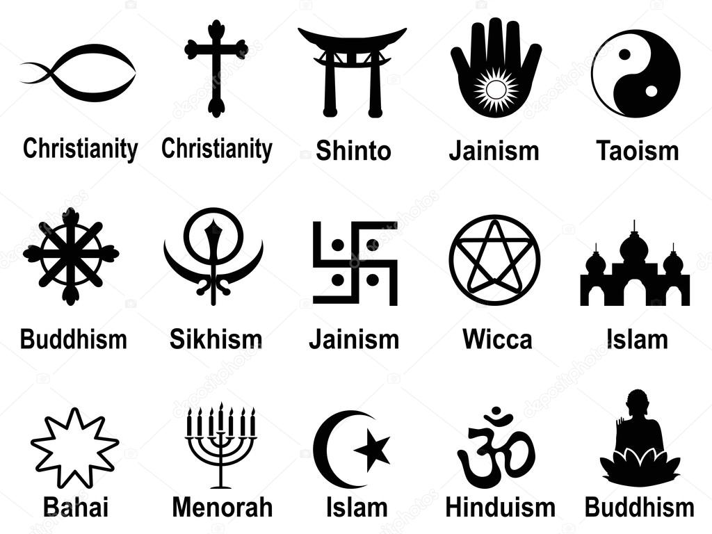 different religious symbols and their names