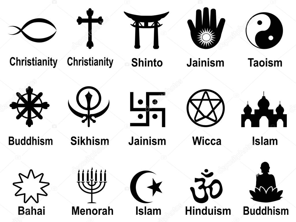 black religious symbols icons
