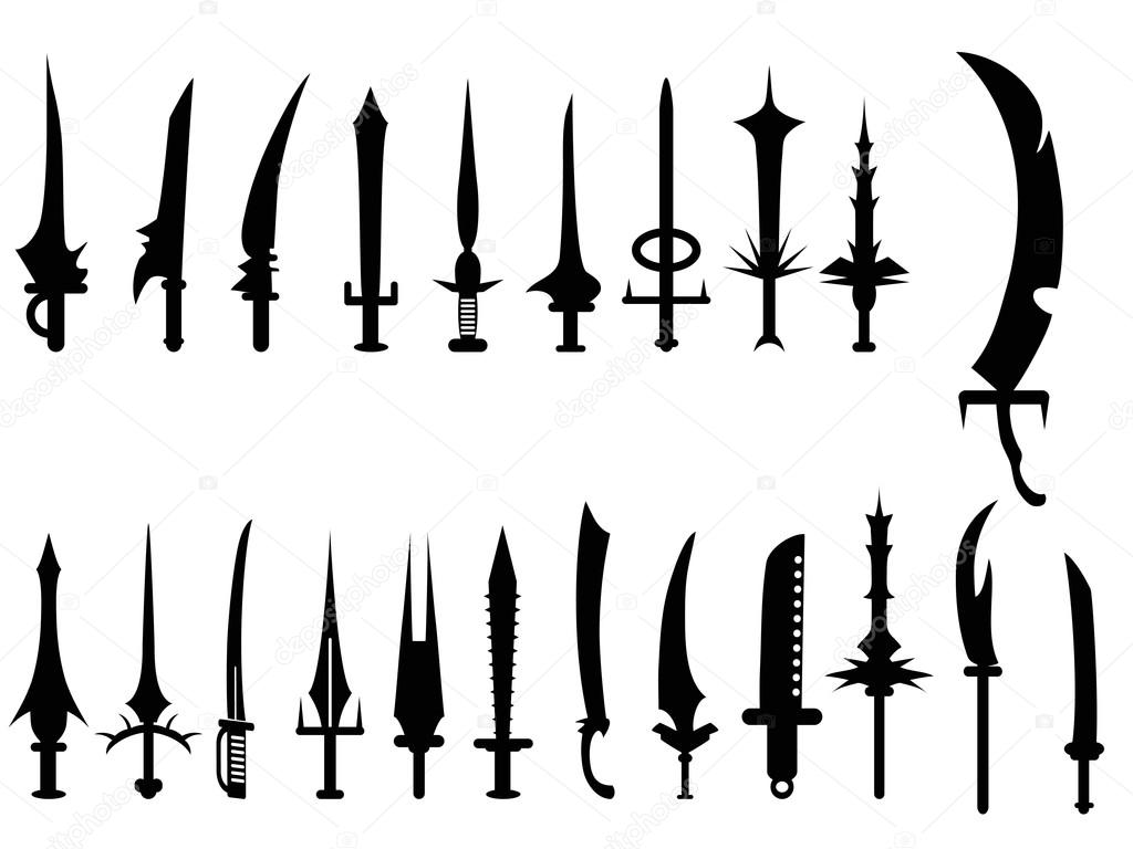 black swords set