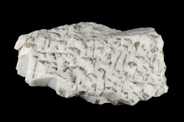 กราฟิก pegmatite หิน intergrowths ของควอตซ์และ feldspar — ภาพถ่ายสต็อก