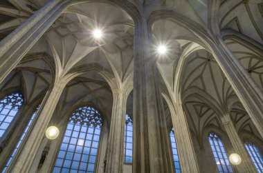 Gotik Ortaçağ kilise kubbe