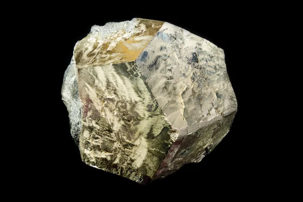 Golden Pyrit krystal — Stock fotografie