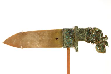 Antik Çin yeşim bıçak