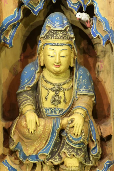 Buddha-Statue Kunstwerk aus altem China — Stockfoto