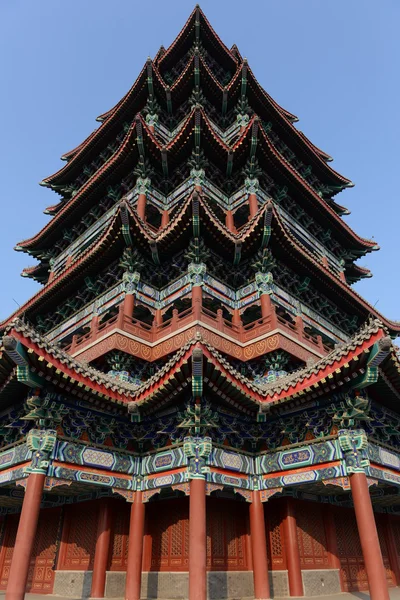 Chinese pagode gebouw architectuur — Stockfoto