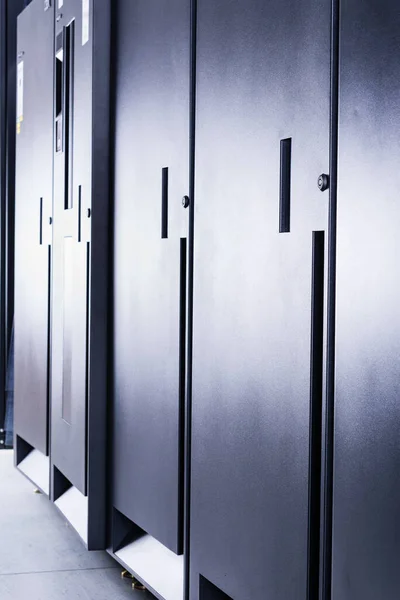 Datacenter Gegevensopslagserverracks — Stockfoto