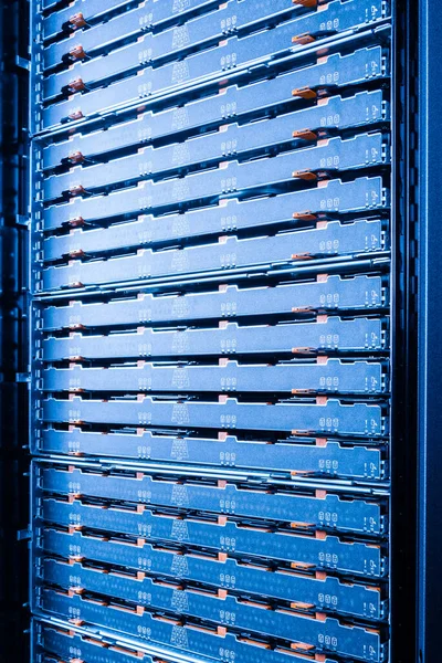 Server Hard Drive Arrays Data Cloud Center — Stock Photo, Image