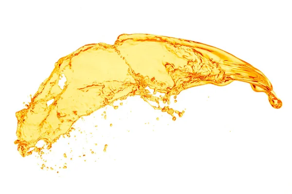 Orange Juice Splash White Background — Stock Photo, Image