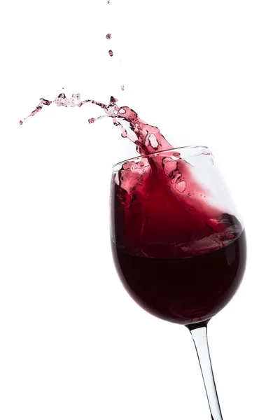 Red wine splash — Stock Photo, Image