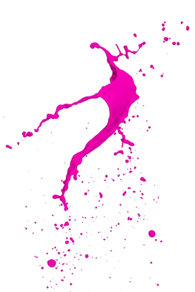 Magenta paint splash — Stock Photo, Image