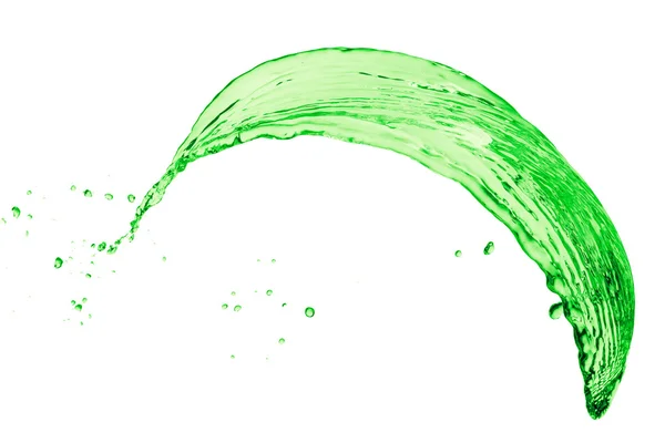 Green liquid splash — Stock Photo, Image