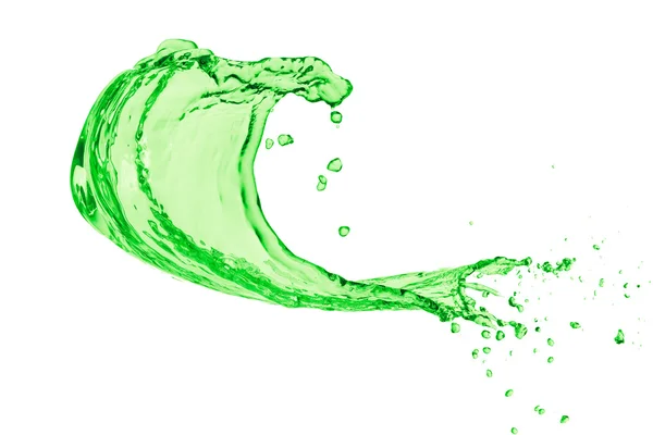 Green liquid splash — Stock Photo, Image