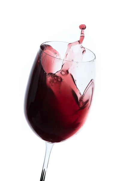 Red wine splash — Stock Photo, Image