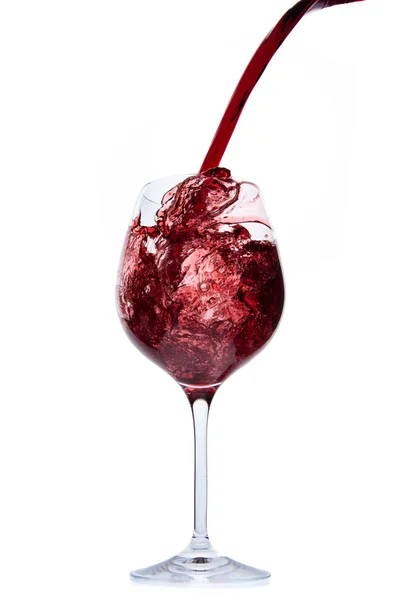 Rotwein einschenken — Stockfoto