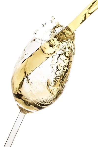 White wine splash — Stock Photo, Image