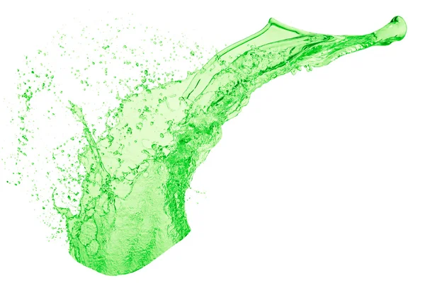 Зелений рідких сплеск — стокове фото