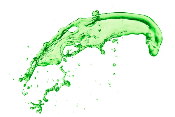 Green liquid splash — Stock Photo, Image