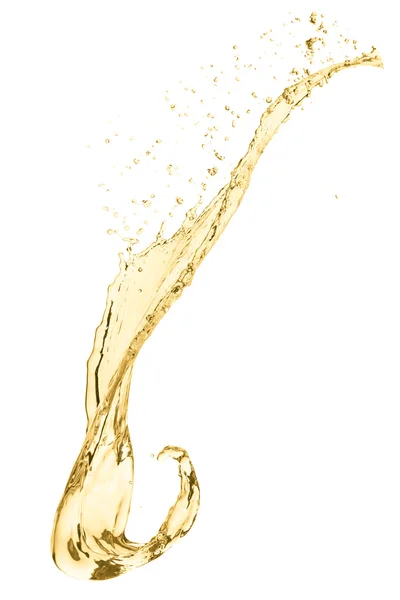 Splash of white wine — Stock Photo, Image