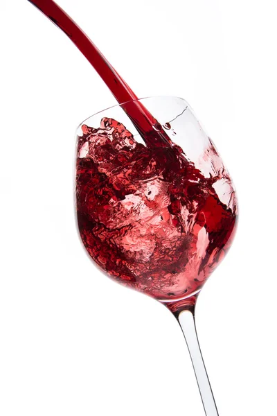 Hällande rödvin — Stockfoto