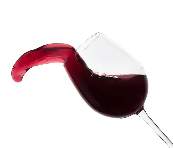 Salpicadura de vino tinto — Foto de Stock