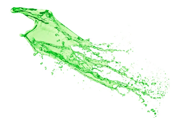 Green liquid splash — Stock Photo, Image