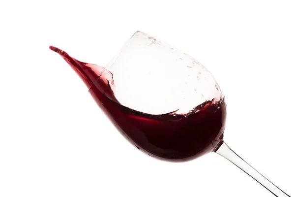 Red wine splash — Stock Photo, Image