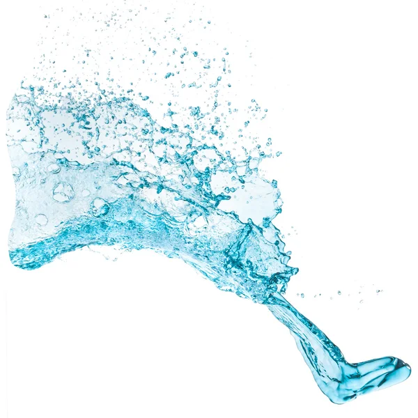 Turquoise water splash — Stock Photo, Image