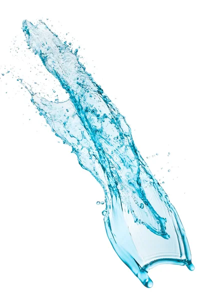 Turquoise water splash — Stock Photo, Image