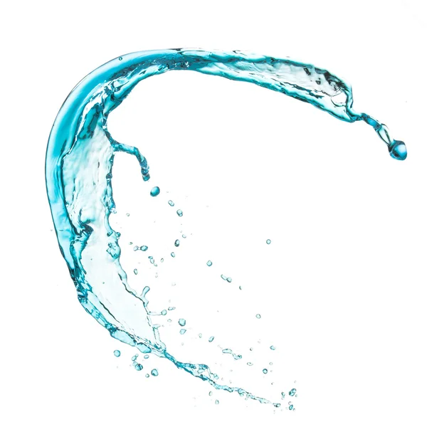 Turquoise water splash — Stock Photo, Image