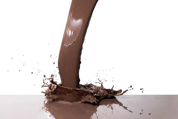 Schizzi di cioccolata calda — Foto Stock