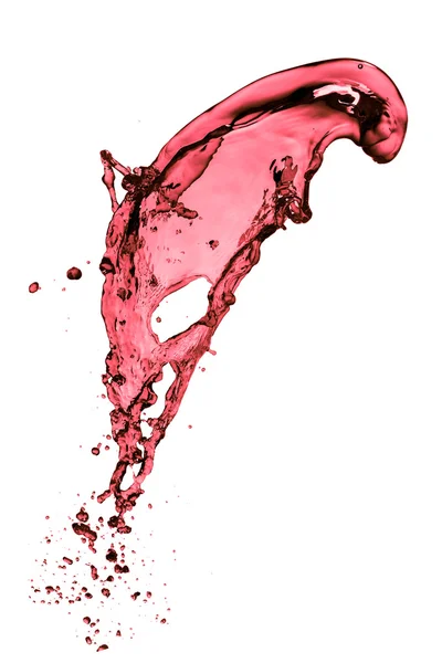 Salpicos de vinho tinto — Fotografia de Stock
