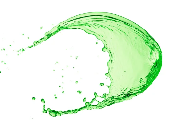 Green liquid splash — Stock Photo, Image