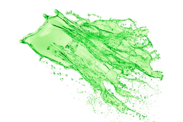 Green liquid splash — Stock Photo, Image