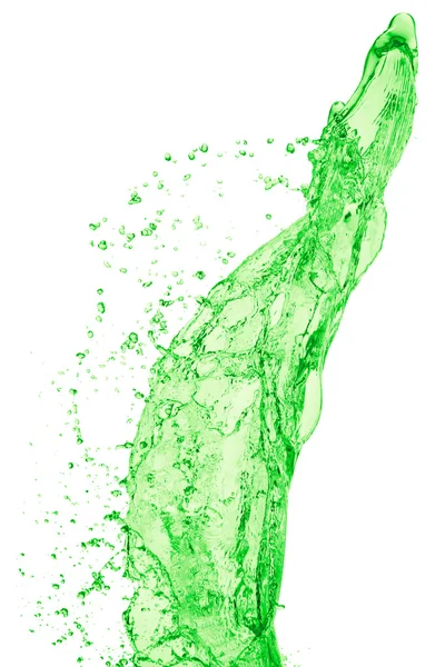 Green liquid splash — Stock Photo, Image