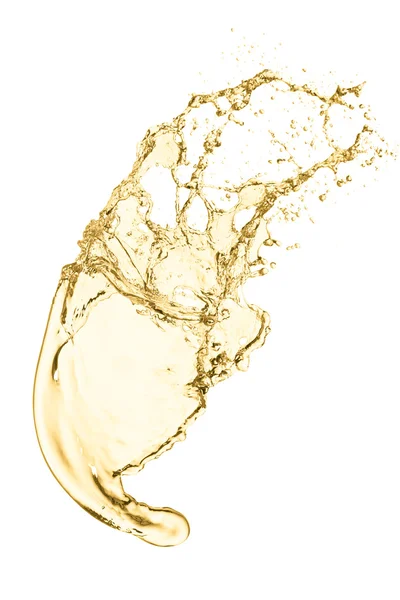 Splash białego wina — Zdjęcie stockowe