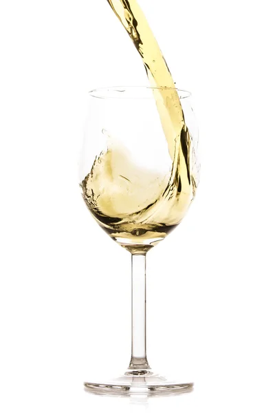 Weißweinspritzer — Stockfoto