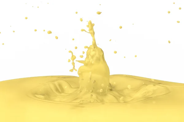 Splashing milk — Stock Photo, Image