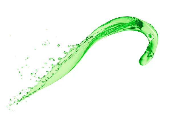 Green liquid splash — Stock Photo, Image