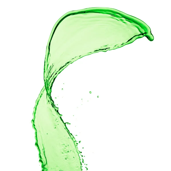 Green liquid splash — Stock Photo, Image