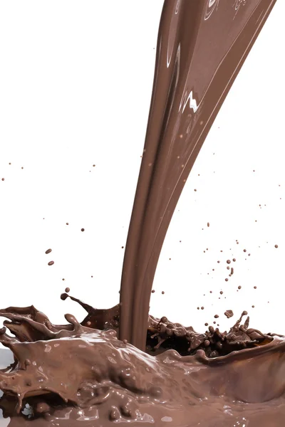 गरम चॉकलेट स्प्लॅश — स्टॉक फोटो, इमेज