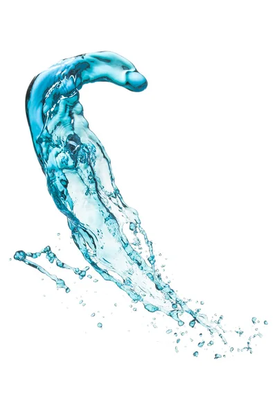 Türkisfarbenes Wasserplätschern — Stockfoto