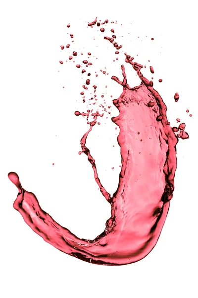 Czerwone wino splash — Zdjęcie stockowe