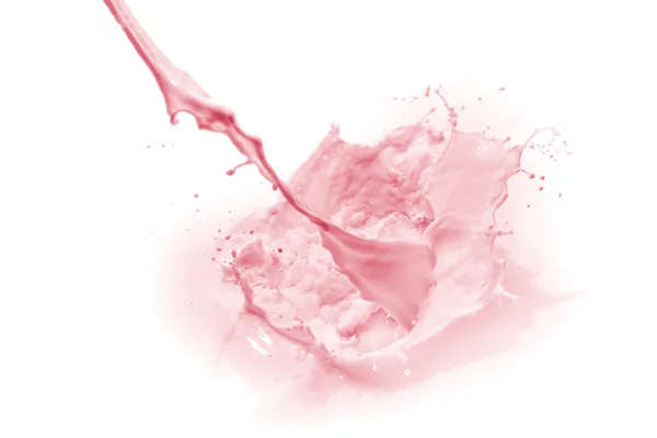 Strawberry milk splash — Stock Photo, Image