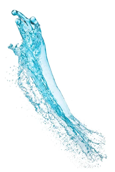 Turkoois water splash — Stockfoto