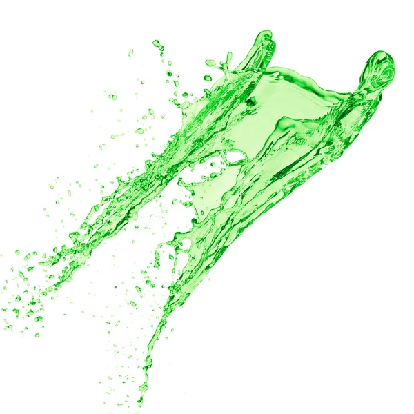 Green liquid splash — Stock Photo, Image