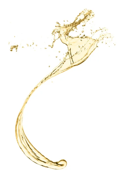 Splash of white wine — Stock Photo, Image