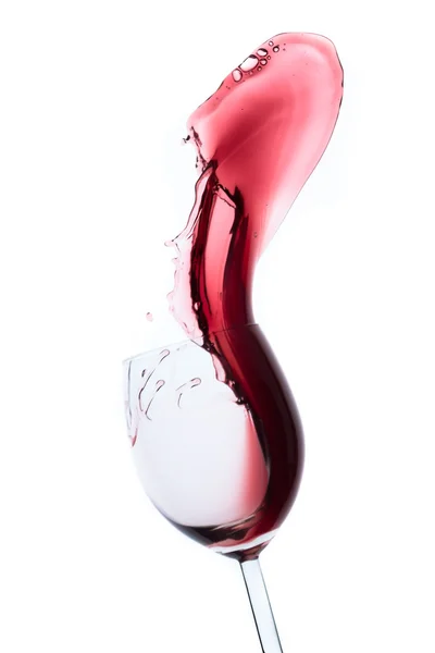 Spruzzi di vino rosso — Foto Stock