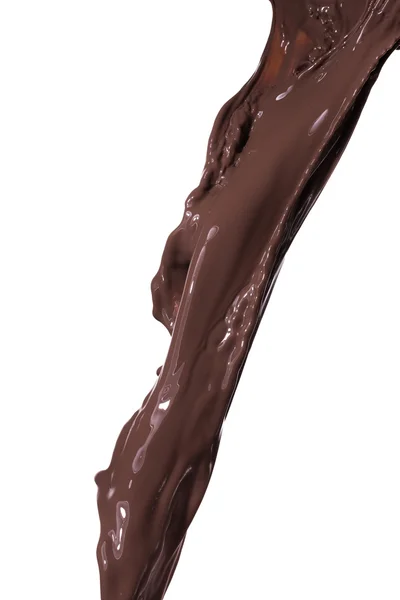 Gesmolten donkere chocolade — Stockfoto