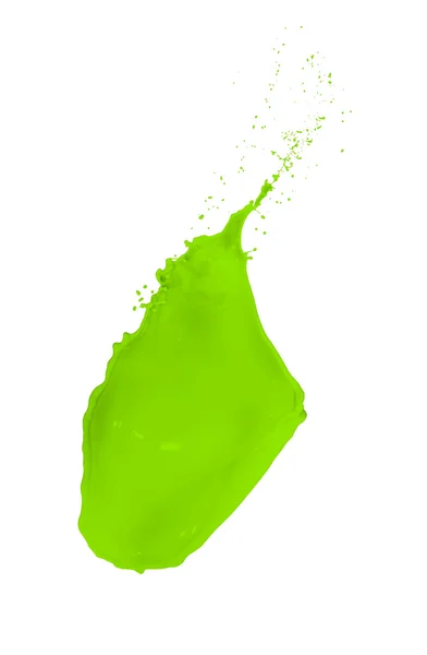 Green paint splash — Stock Photo, Image